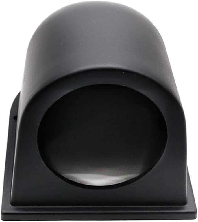BDZMC Universal Black 2" 52mm Single Hole Gauge Dashboard Pod, ABS Plastic Car Dash Meter Cup Gauge Pod Mount Holder, Fit Most Cars, Trucks, Boats (Single Hole) - Image 1